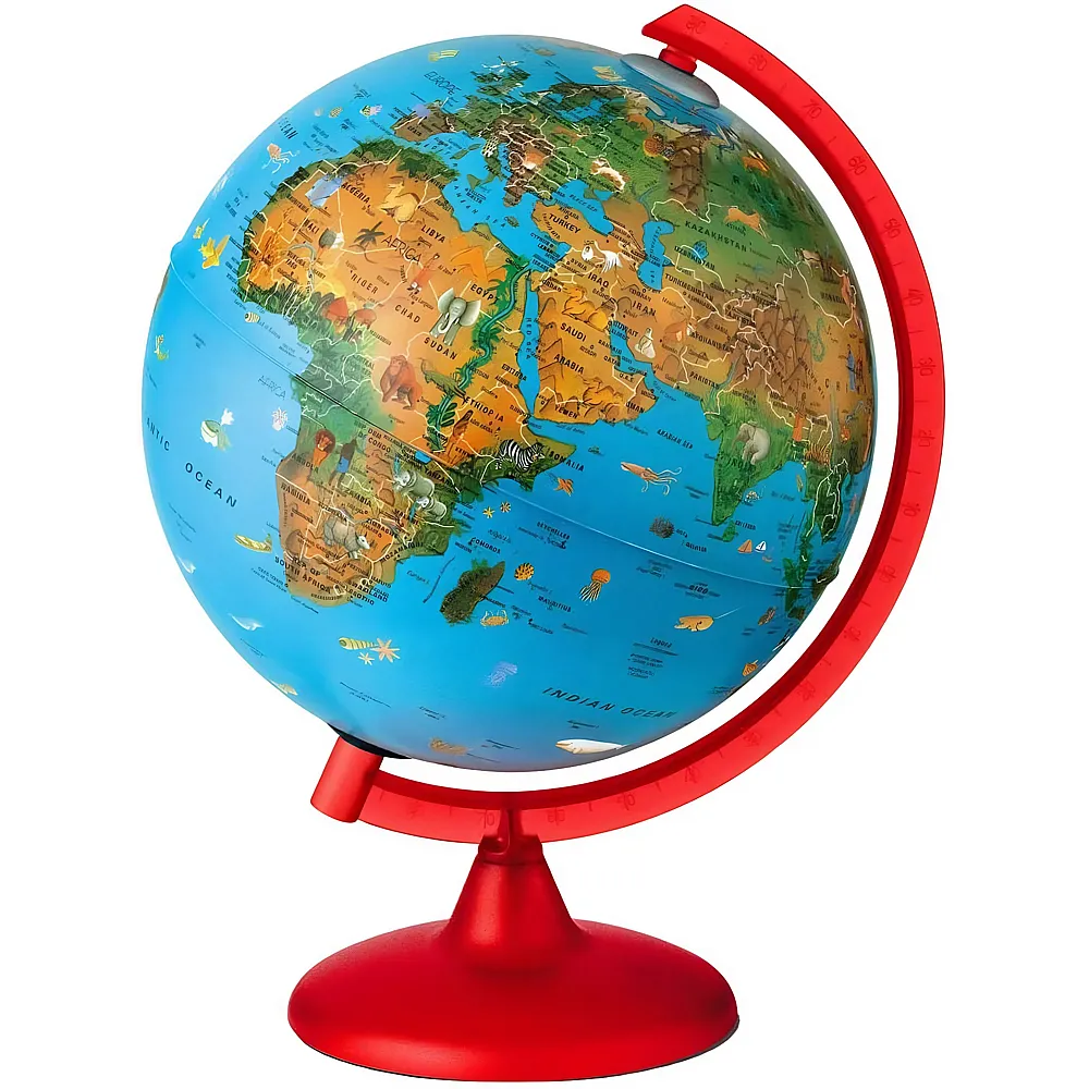 Tecnodidattica Globo Luminoso Zoo - Italiano | Lernmittel