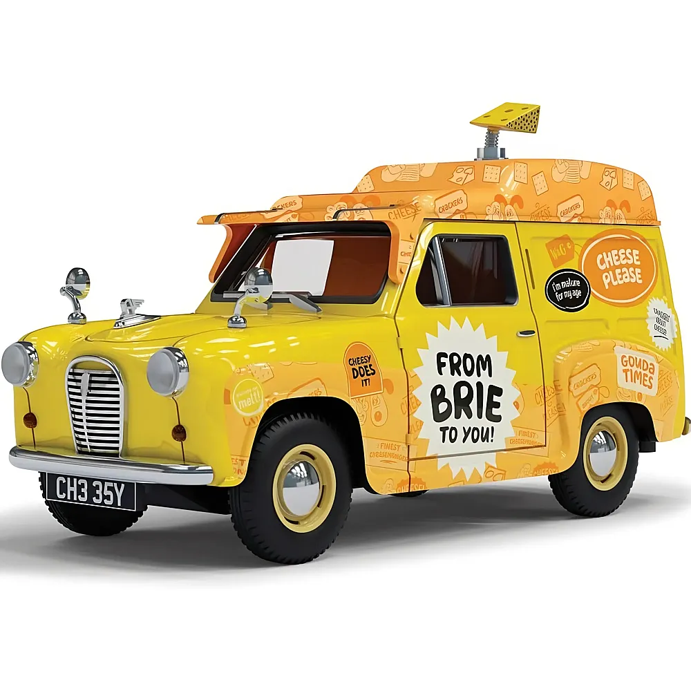 Corgi 1:43 Wallace & Gromit Austin A35 Van - Cheese Please Delivery Van