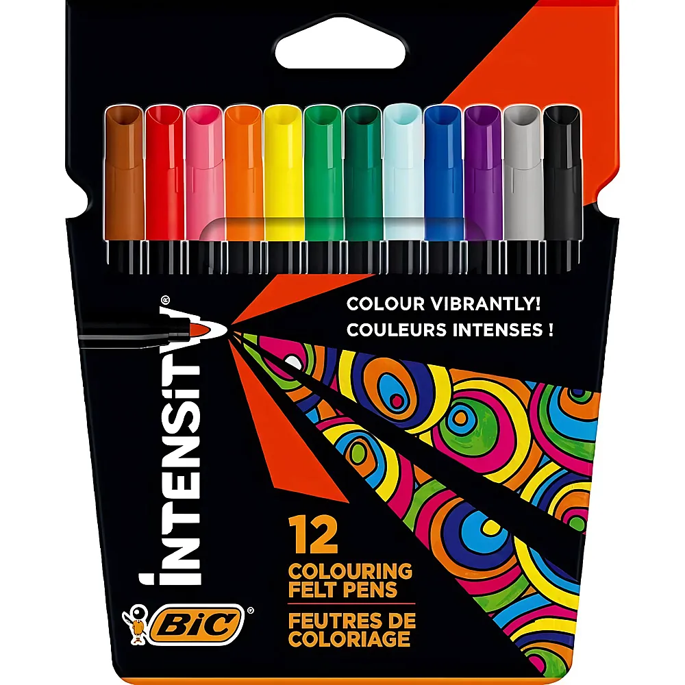 BIC Kids Malen Farbige Marker, 12 Stk. - Suche