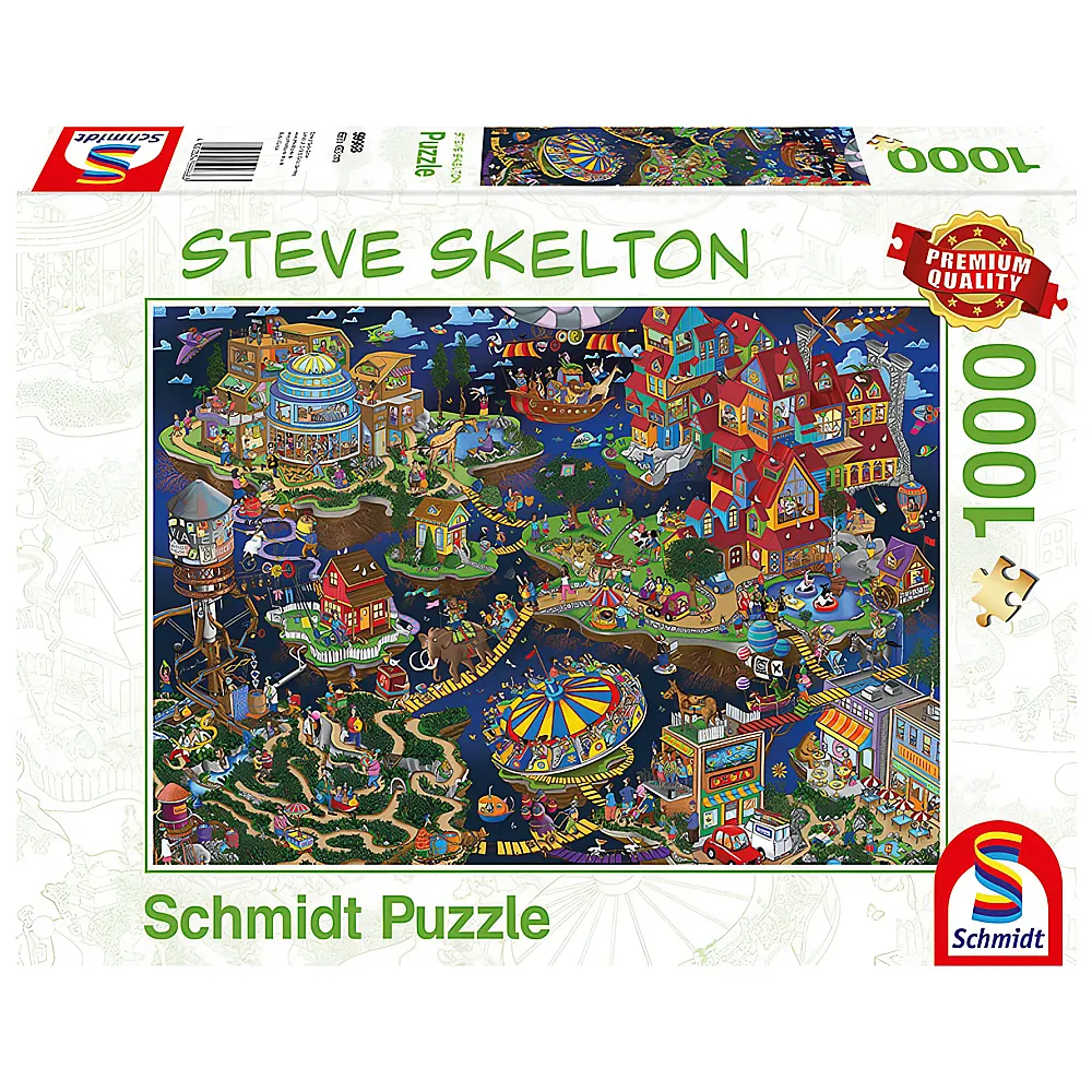 Schmidt Spiele Steve Skelton Verr�ckte Welt - 1000 Teile