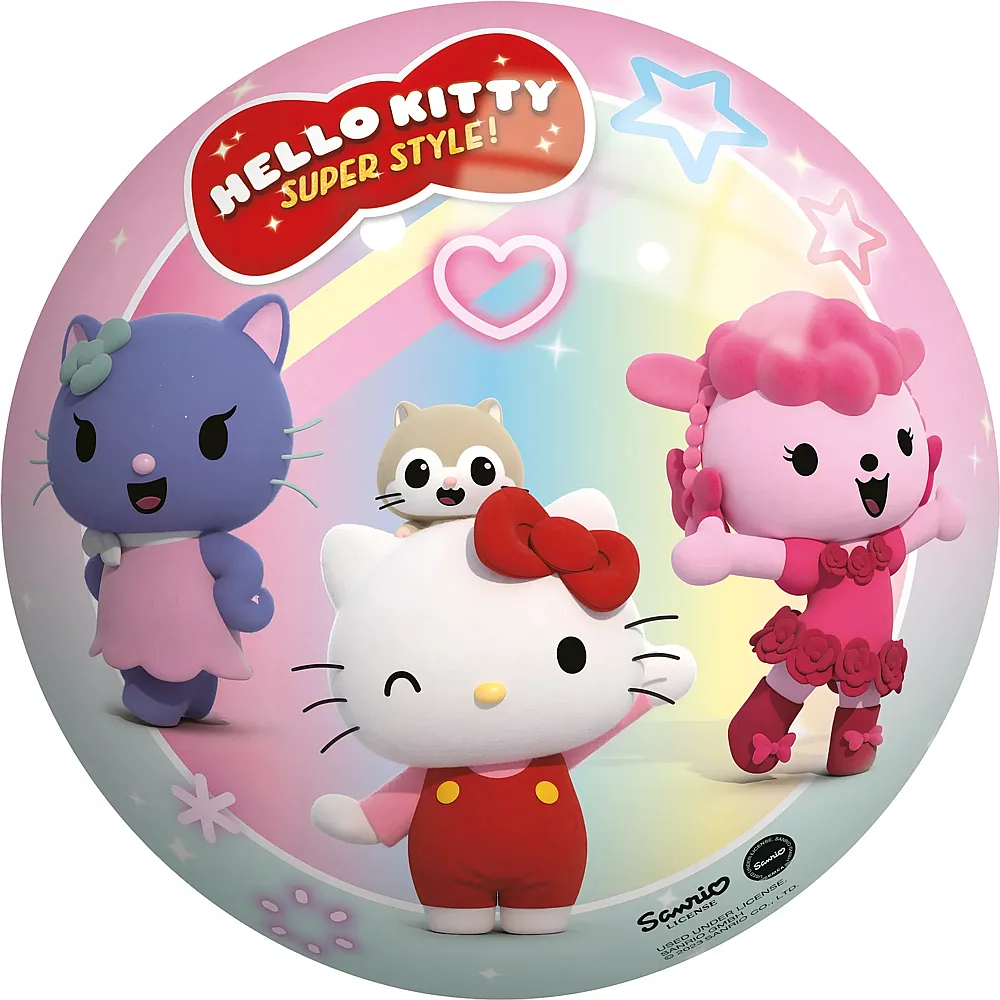 John Ball Hello Kitty  23 cm Vinylball mit Ventil,