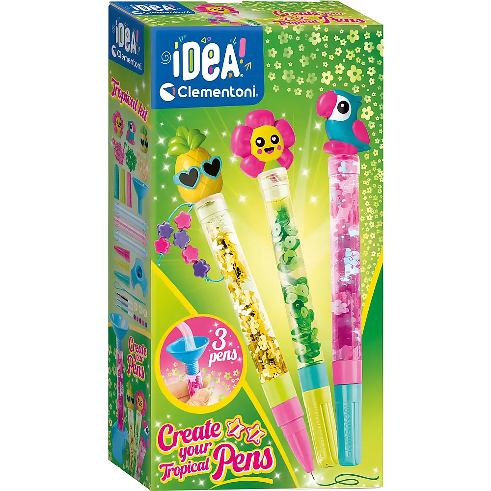 Clementoni Idea Deine Stift-Kreationen Tropical