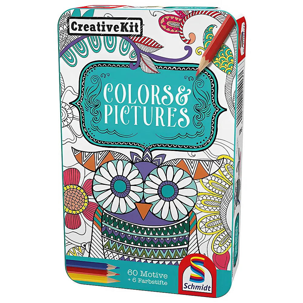 Schmidt Creative Kit Colors & Pictures in Metalldose