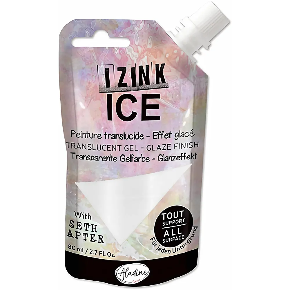 Aladine Izink Ice Perlmutt - 80 ml | Farbe & Kreide