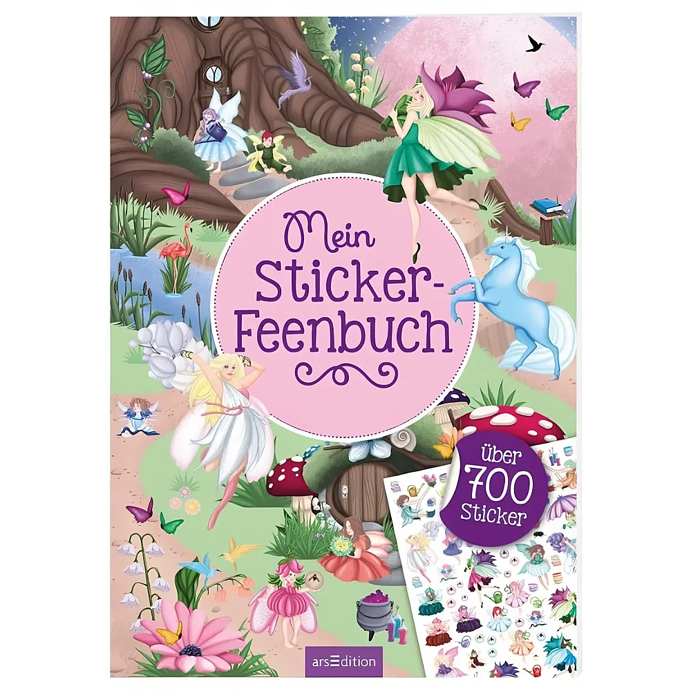 ars Edition Mein Sticker-Feenbuch
