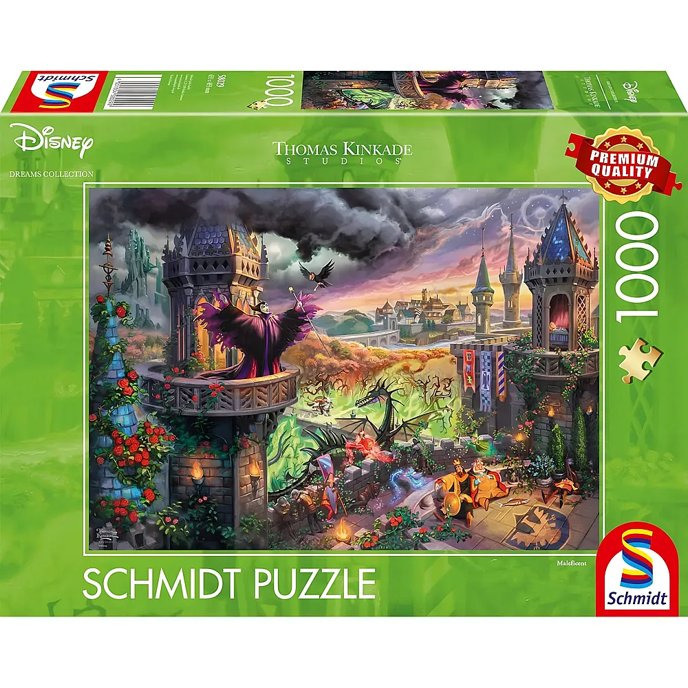 Schmidt Puzzle Thomas Kinkade Disney Maleficent 1000Teile