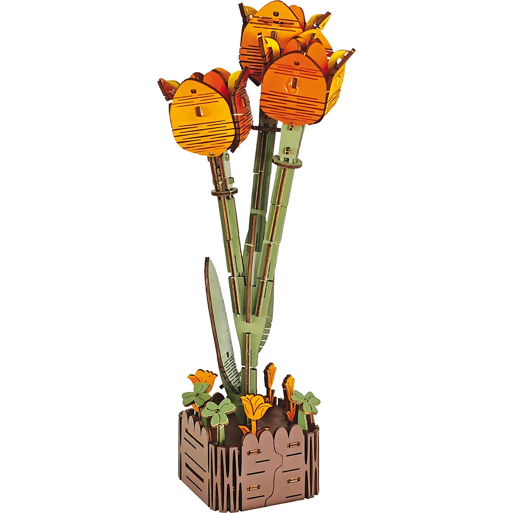 IR Toys 3D Puzzle Bois Tulipes 60pcs