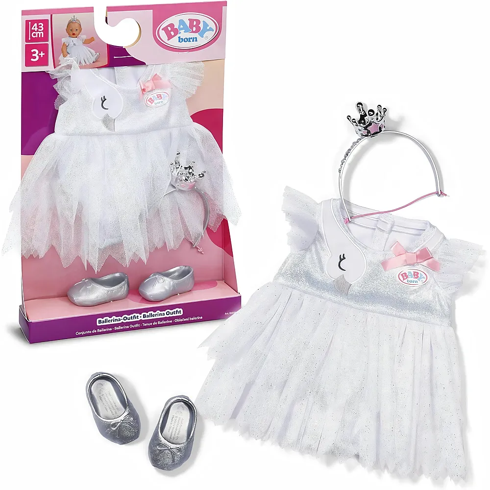 Zapf Creation Baby Born Ballerina-Outfit - 43 cm | Puppenkleider