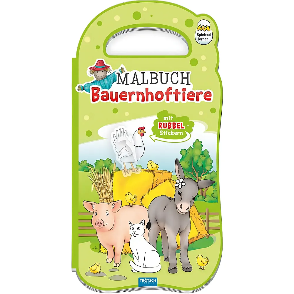 Tr�tsch Verlag Malbuch Rubbelsticker Bauernhof - Suche
