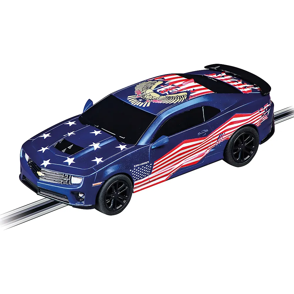 meinspielzeug - Carrera Go Chevrolet Camaro Stars n' Stripes | Rennbahn Fahrzeuge