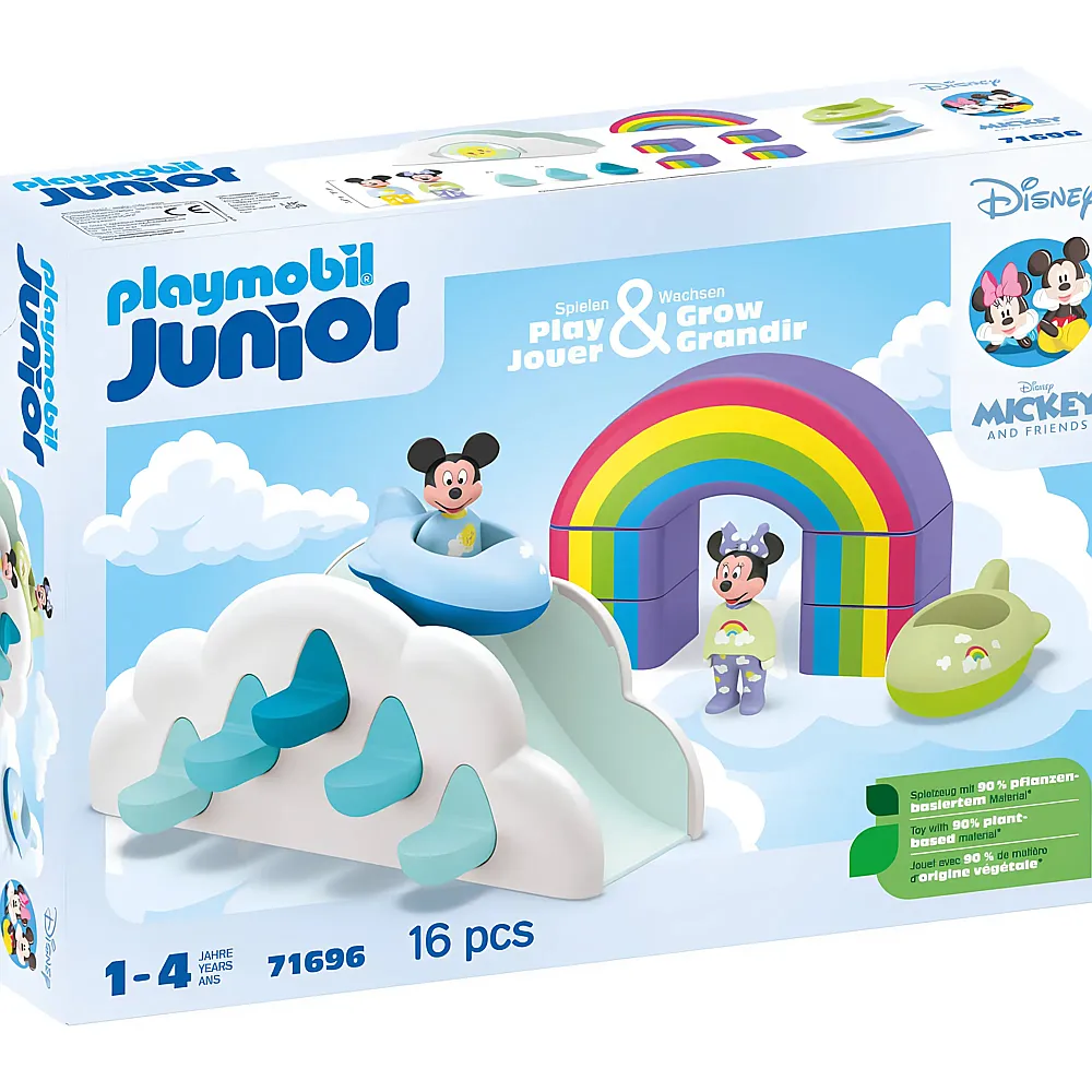PLAYMOBIL Junior Mickey Mouse Mickys & Minnies Wolkenhaus 71696 | Spielesets- und Figuren