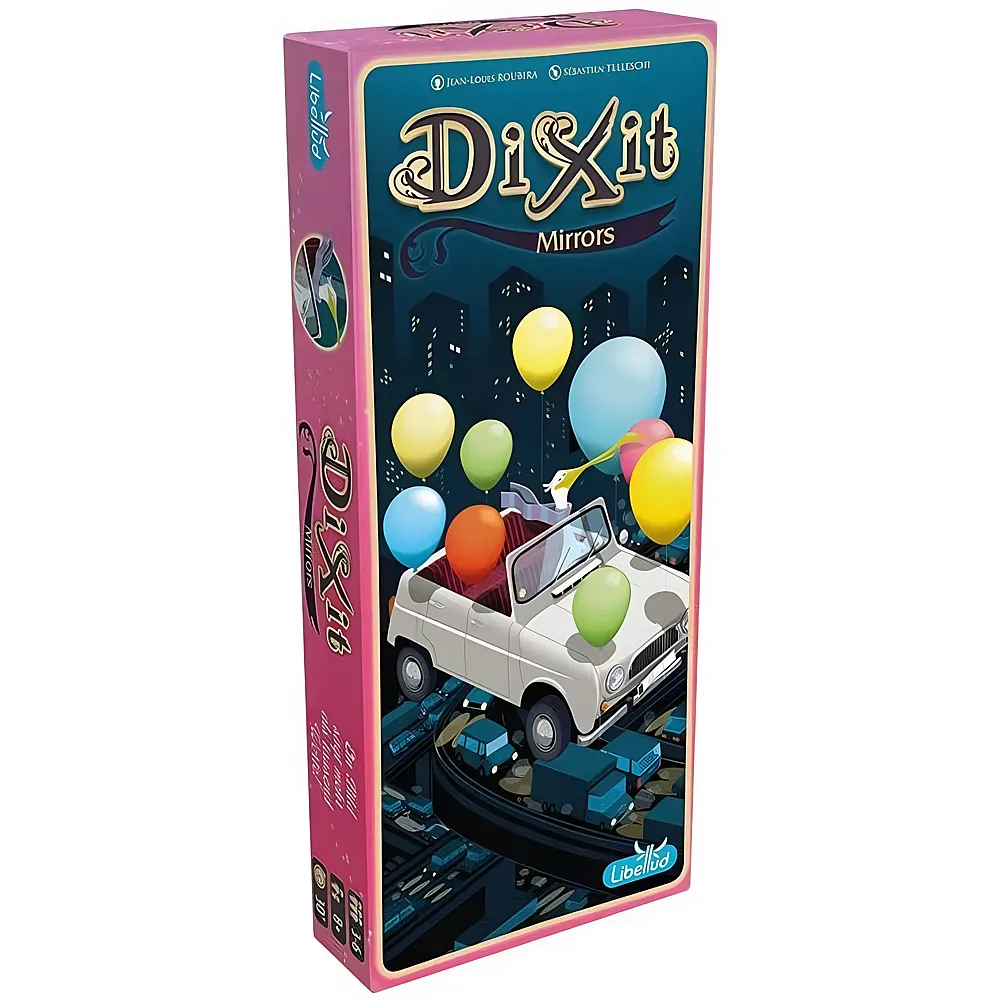 meinspielzeug - Libellud Dixit 10  Mirrors, Erweiterung, Familienspiel, Kartenspiel, 3-8 Spieler, Ab 8+ Jahren, 30+ Minuten, Deutsch
