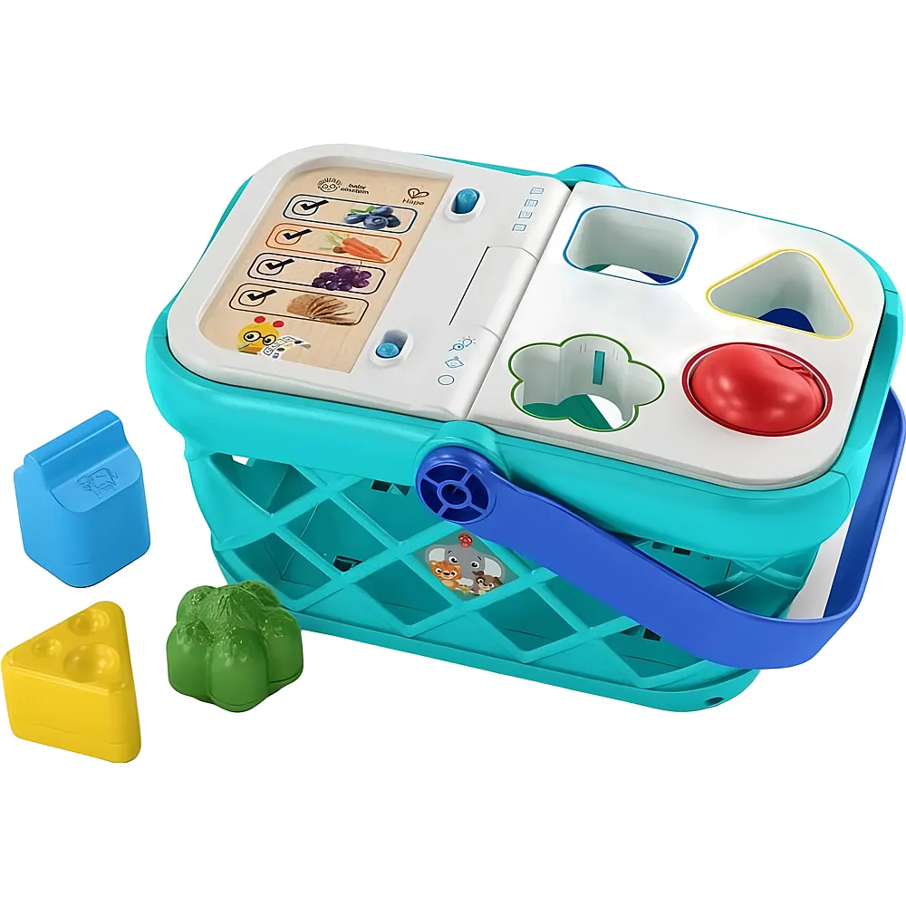 Hape Kleinkind Formensortierer Einkaufskorb | Stecken & Sortieren
