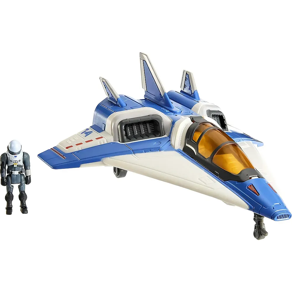 Mattel Disney Pixar Lightyear Hyperspeed Series Mini Action Figure & Toy Vehicle Set, Buzz Lightyear & XL-14 Spaceship, 14.2