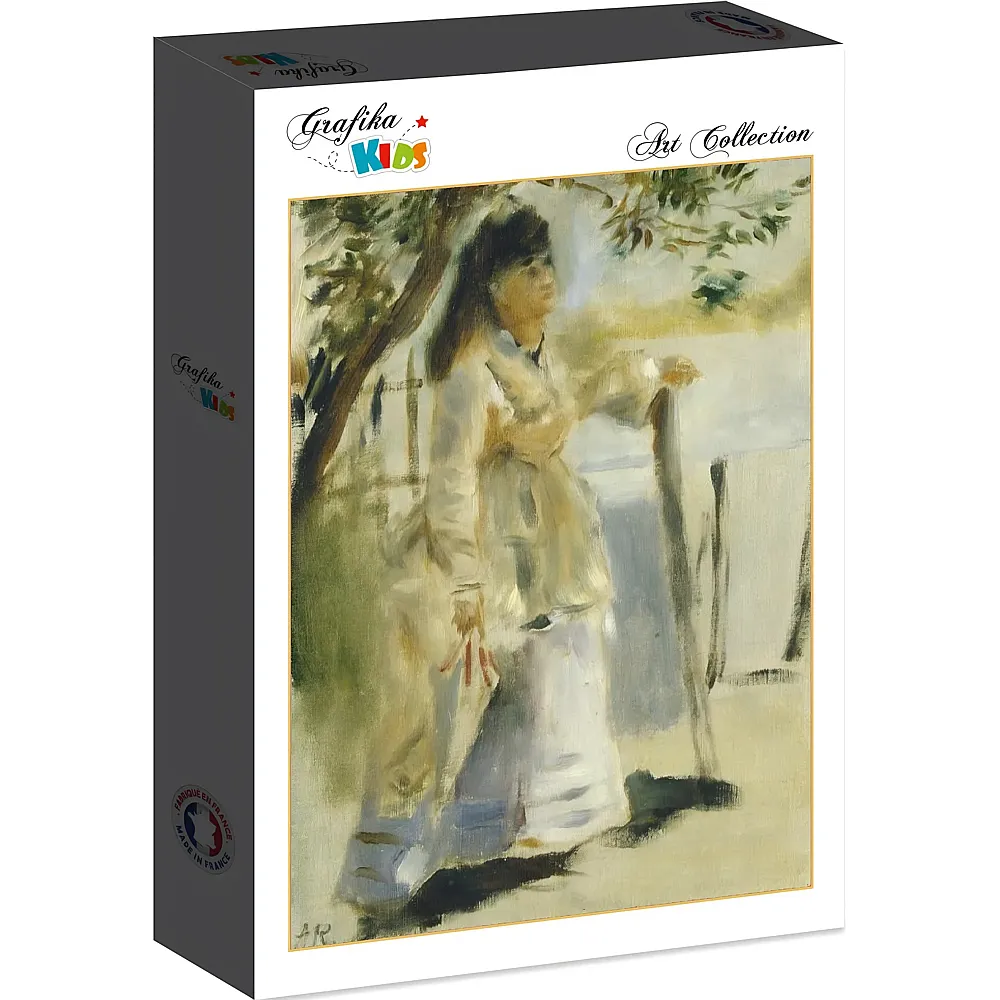 Grafika Puzzle Art Collection Auguste Renoir Grafika Kids Woman by a Fence, 1866 - 48 Teile