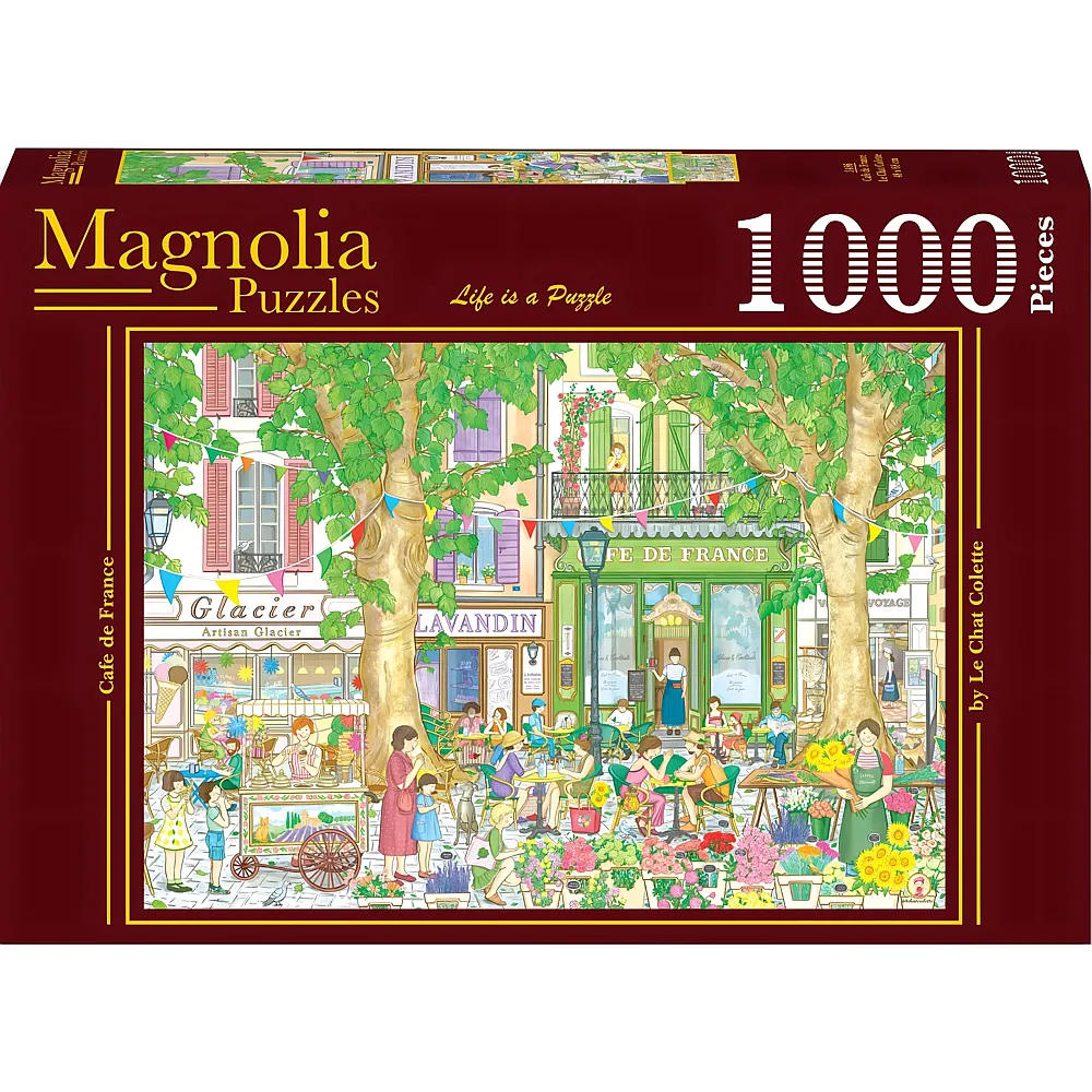 Magnolia Puzzle Caf� de France - 1000 Teile