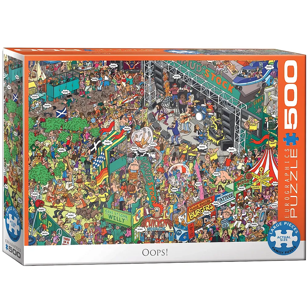 meinspielzeug - Eurographics Puzzle Oops 500Teile | Puzzle 500 Teile