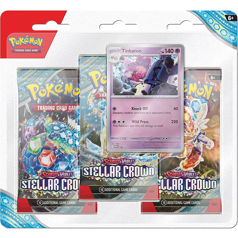 Pok�mon TCG Pok�mon SV07 Three Pack Blister - English