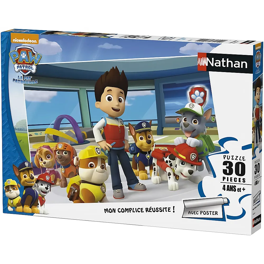 Nathan Puzzle Paw Patrol - 30 Teile