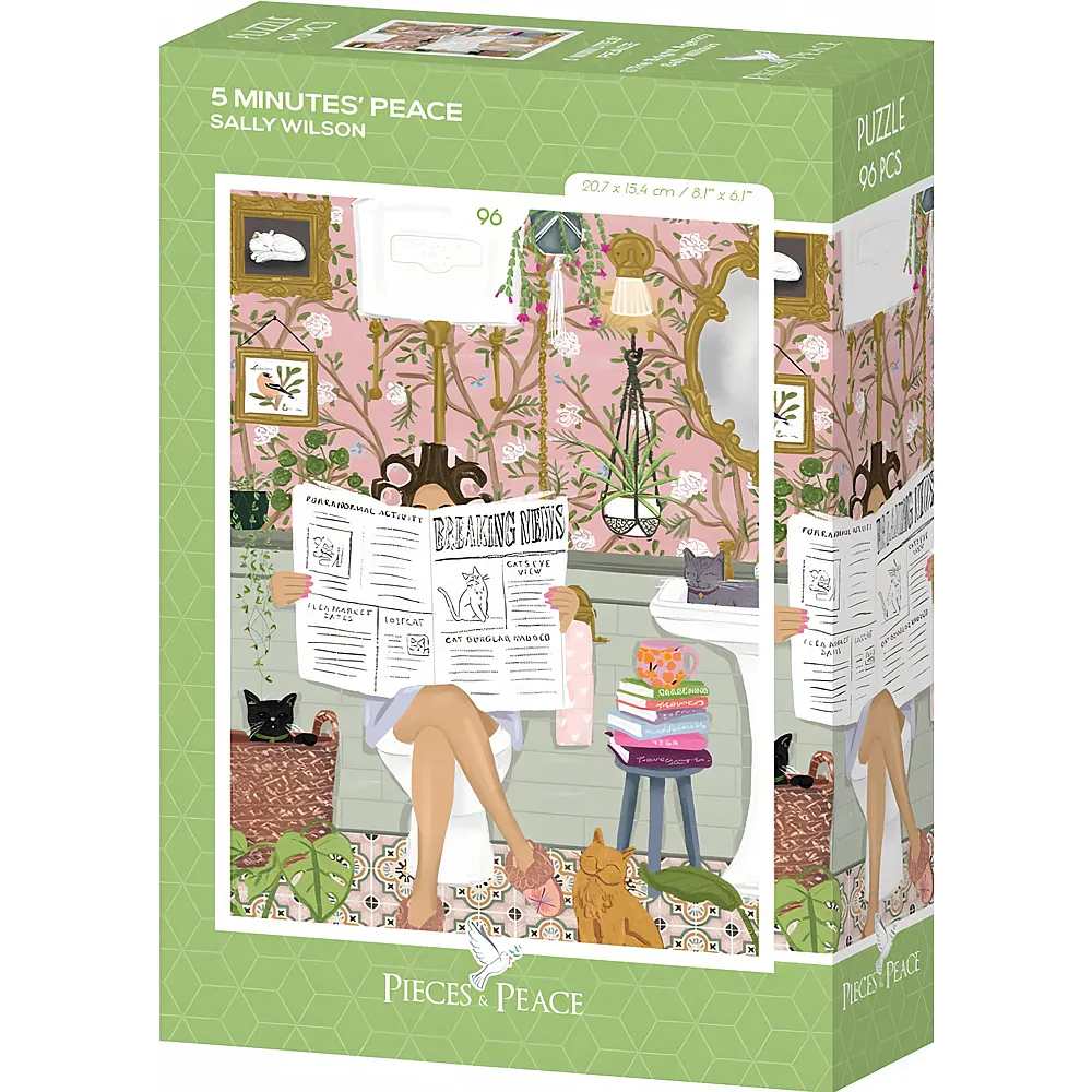 Pieces & Peace Puzzle Mini 5 Minutes' Peace - 96 Teile
