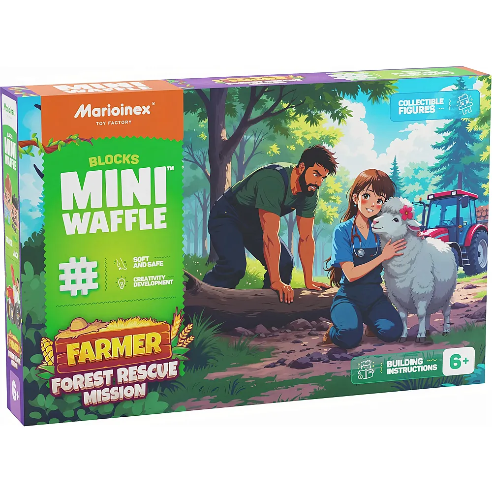Marioinex Mini Waffle Rettung im Wald 100Teile
