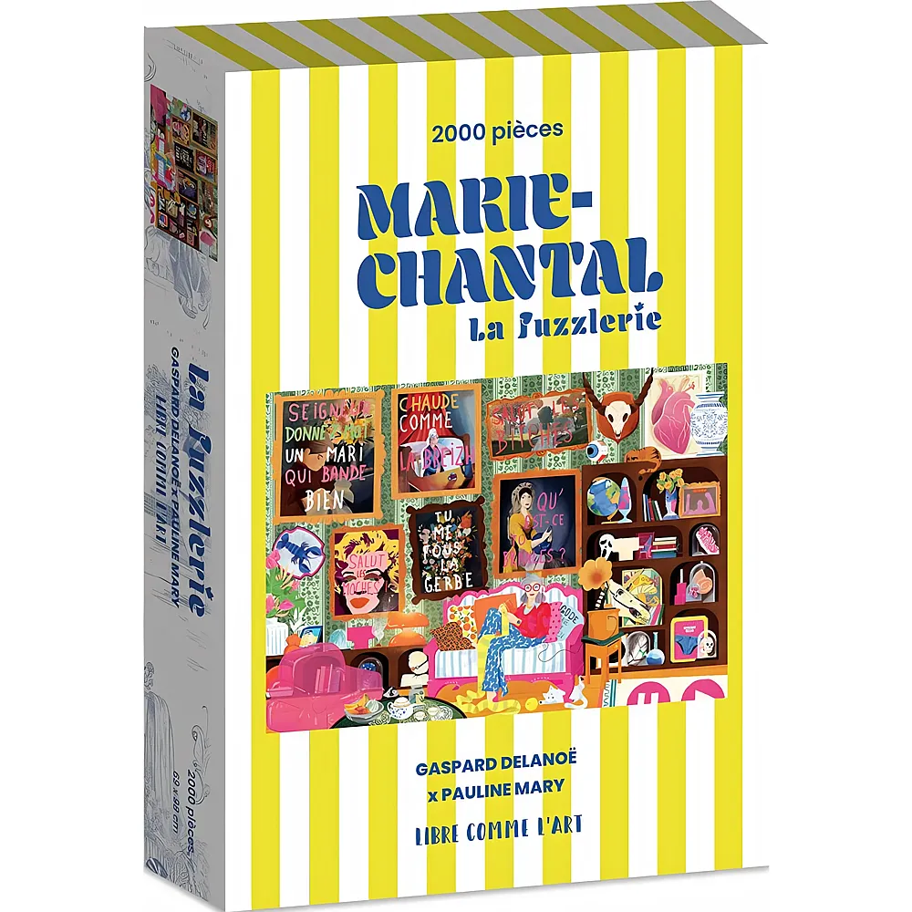 Marie-Chantal Puzzle Libre comme l'art - 2000 Teile