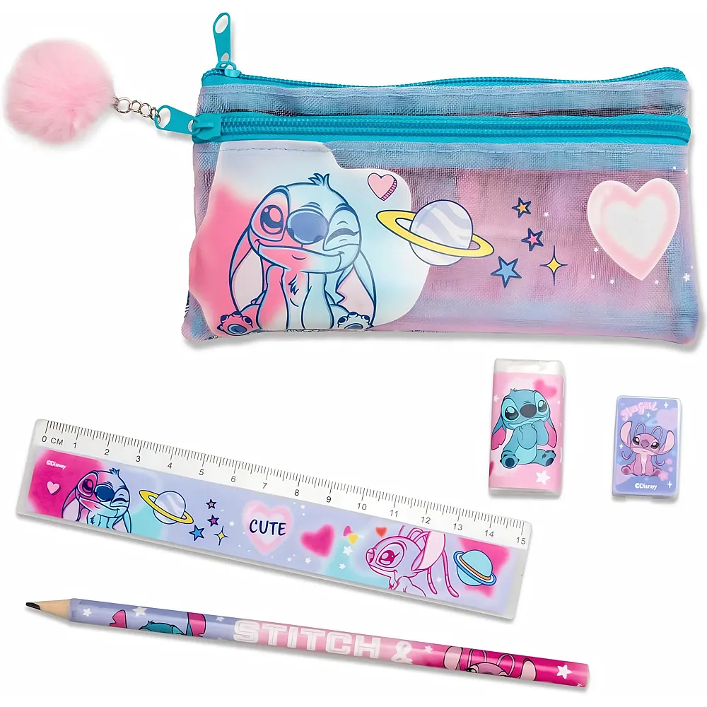 Kids Licensing Stitch Schreibset 5tlg. 10x19x2cm