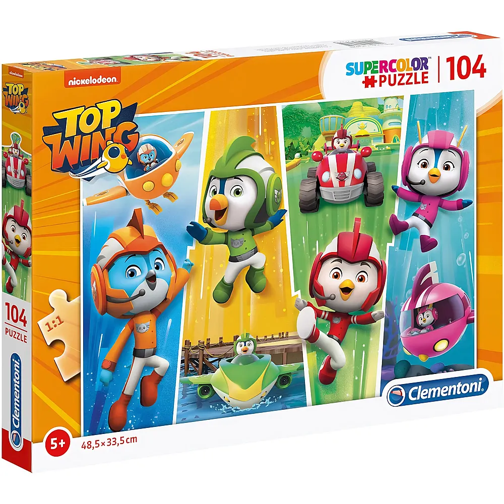 Clementoni Puzzle Supercolor Top Wings Top Wing - 104 Teile