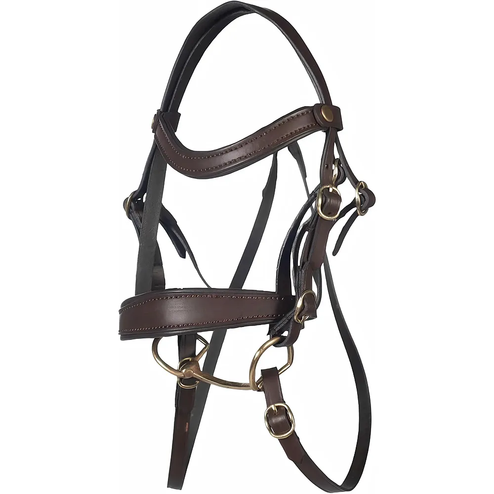 HKM Kids Hobby Horsing Trense Basic Braun - Marken