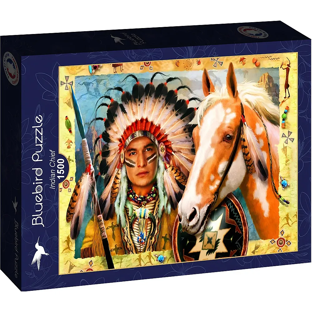 Bluebird Puzzle Indian Chief - 1500 Teile