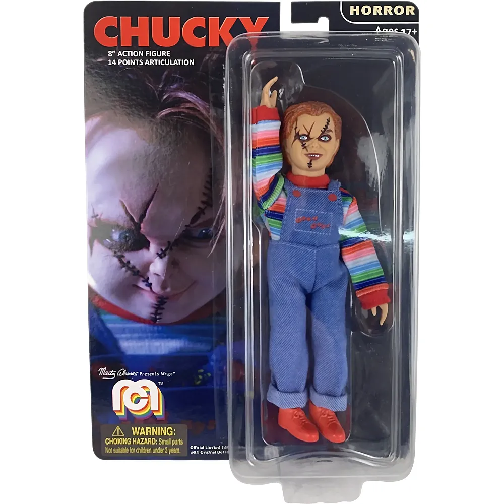Mego Fig. 20cm Articulee Chucky fr-en - Suche
