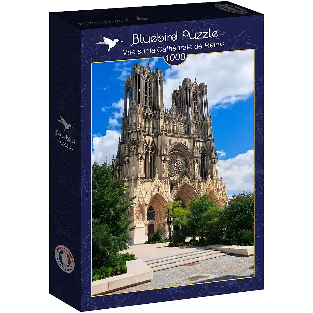 Bluebird Puzzle Vue sur la Cath�drale de Reims - 1000 Teile