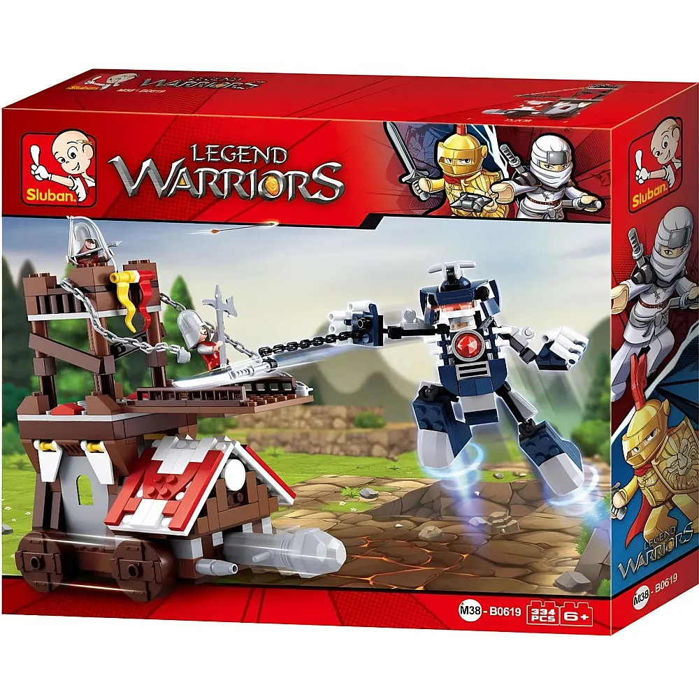 Sluban Legend Warriors Rammbock - 324 Teile