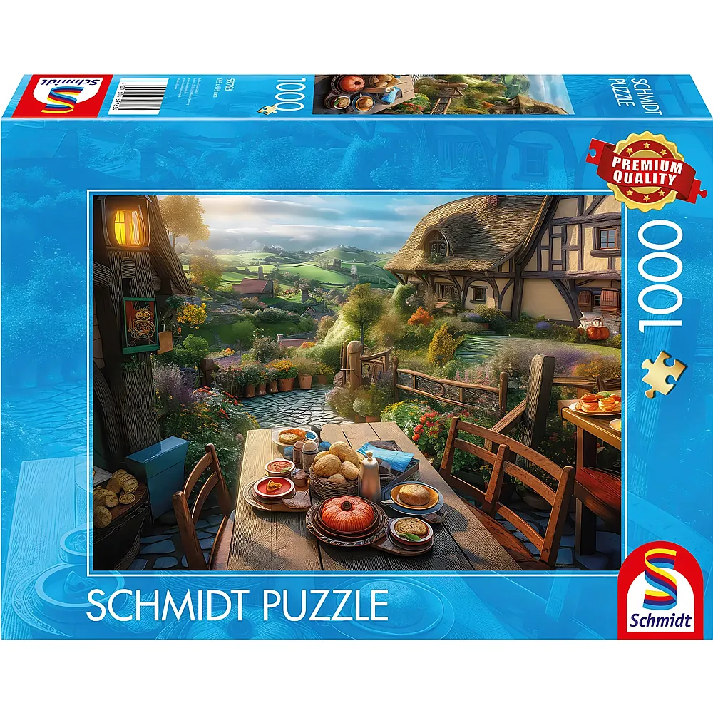 Schmidt Puzzle Frhstck mit Aussicht 1000Teile