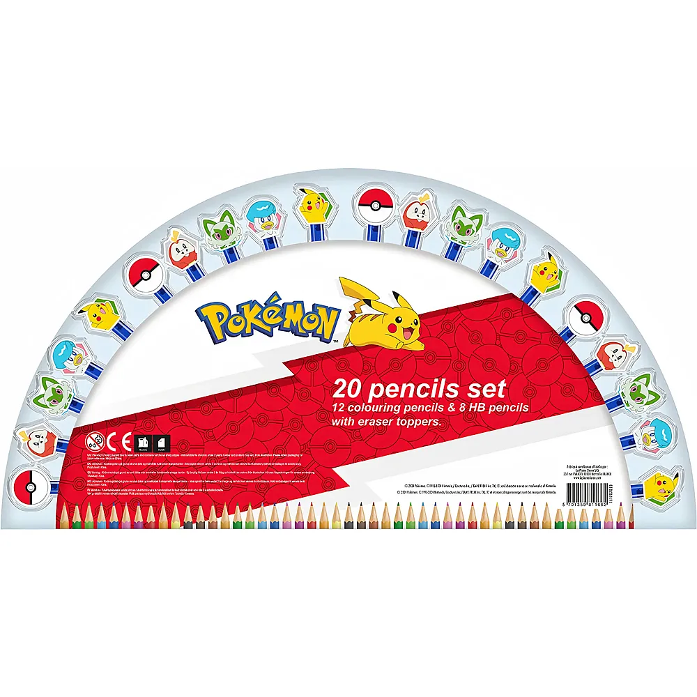 Sombo Pokemon Farbstifteset - Suche