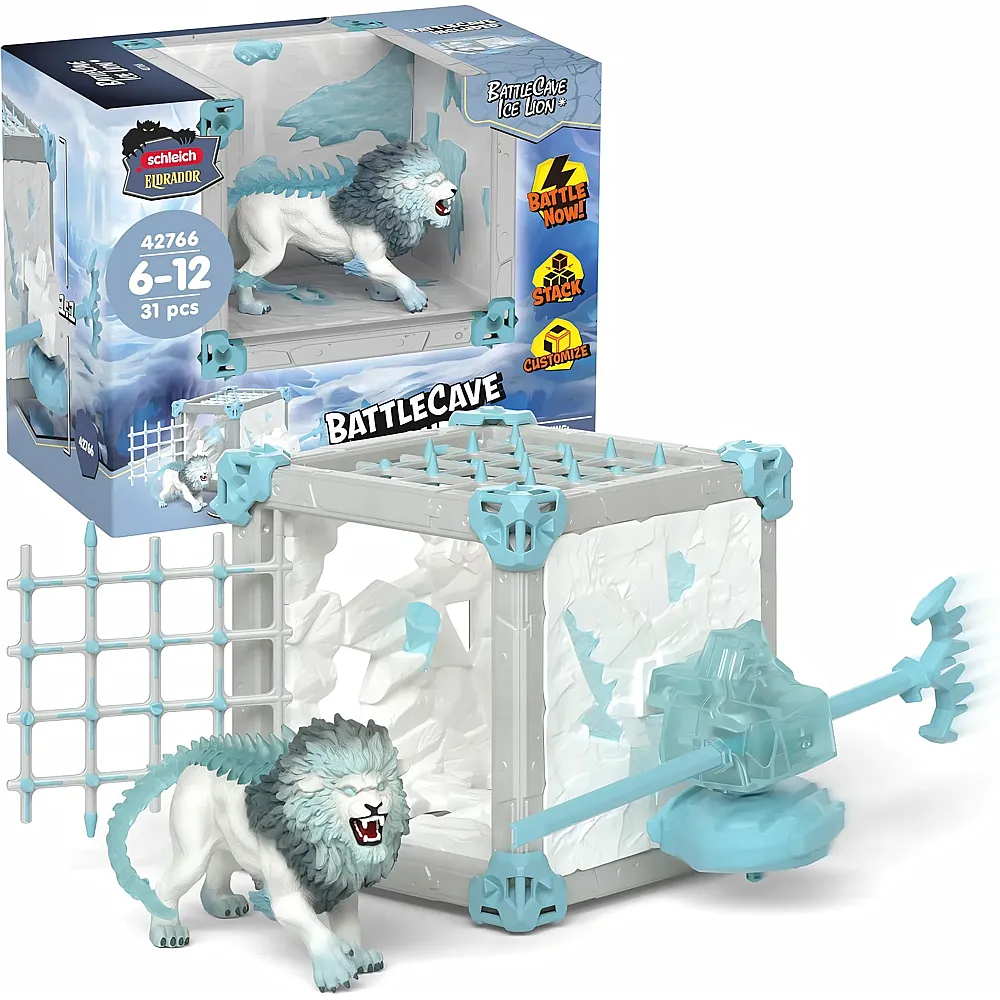 meinspielzeug - Schleich Eldrador BattleCave Eisl�we | Elfen & Fabelwesen