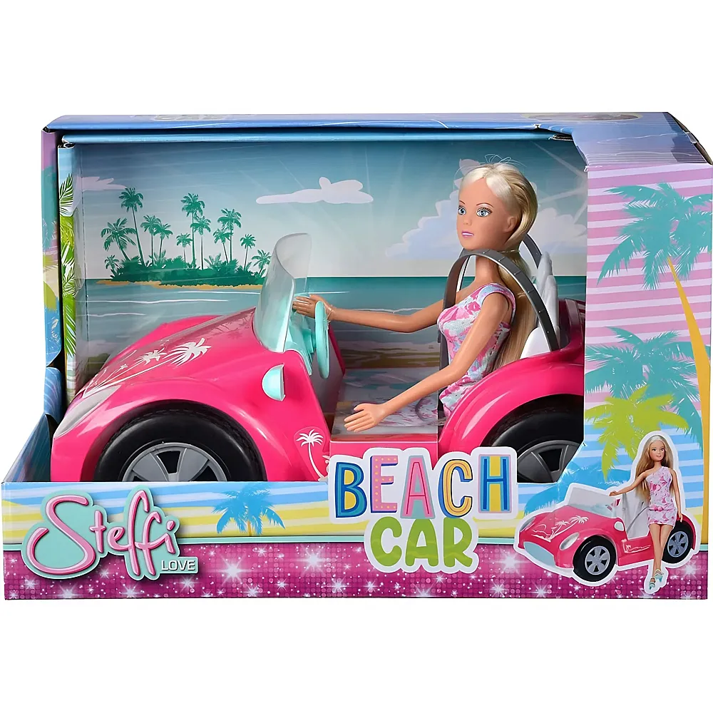 Simba Steffi Love Beach Car | Modepuppen