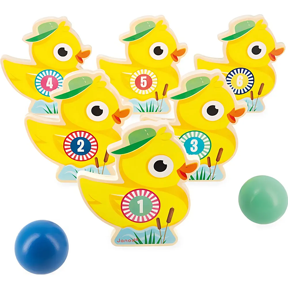 Janod Kegelspiel Enten Applepop