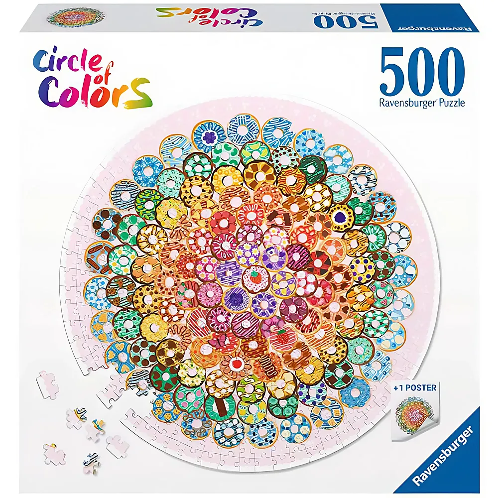 Ravensburger Puzzle Circle of Colors Donuts 500Teile