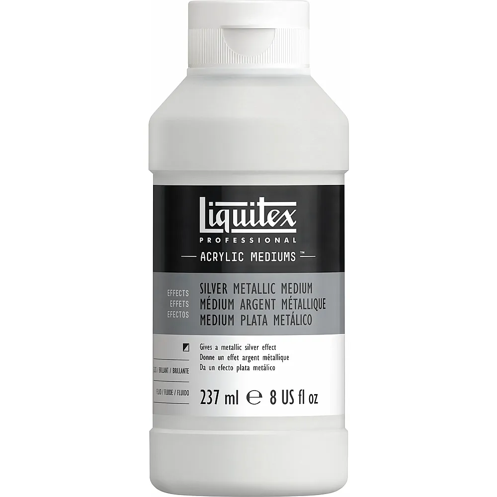 Liquitex Lqx Acryl Metallic Silber Medium 237ml - Suche