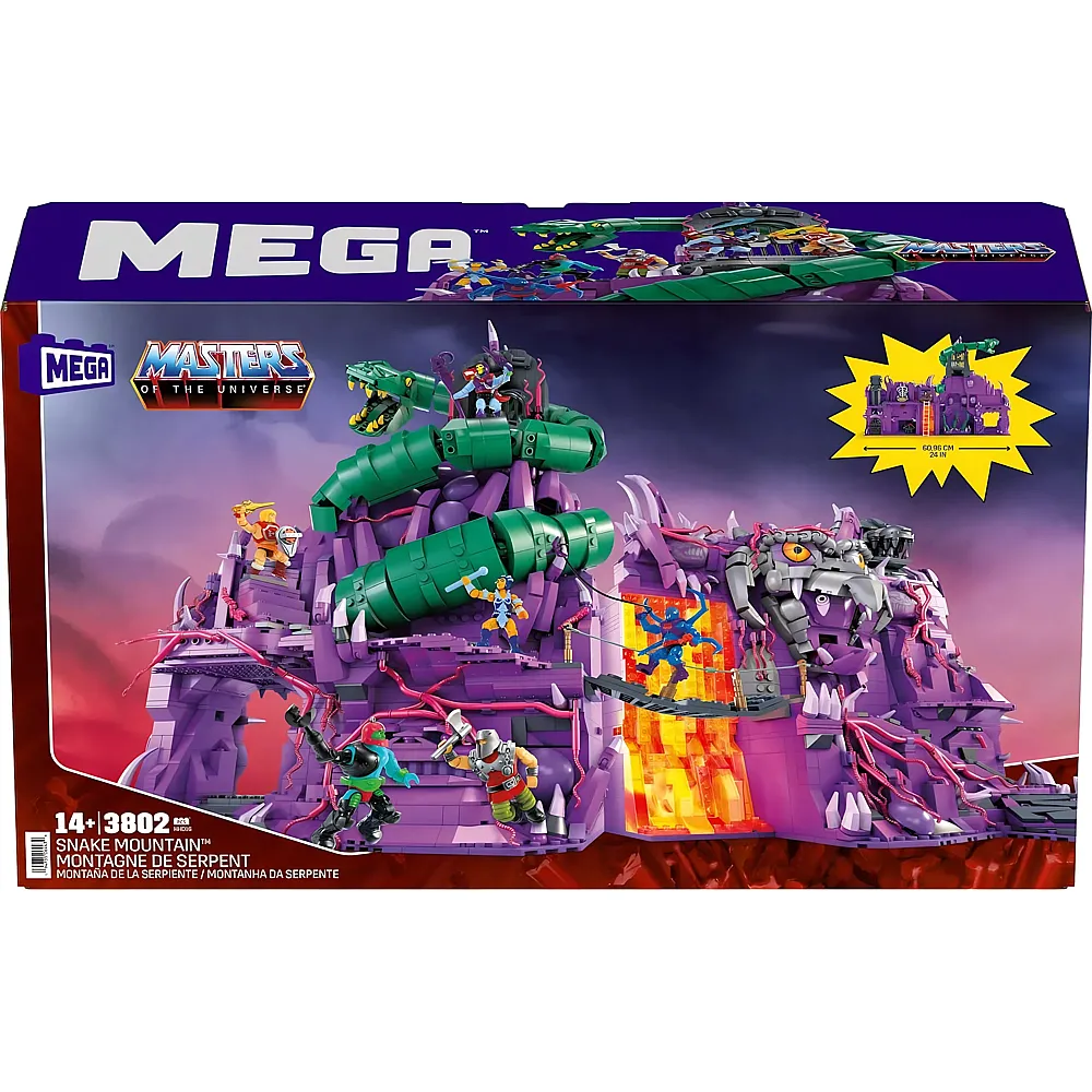 Mega Construx Masters of the Universe Snake Mountain - 3802 Teile