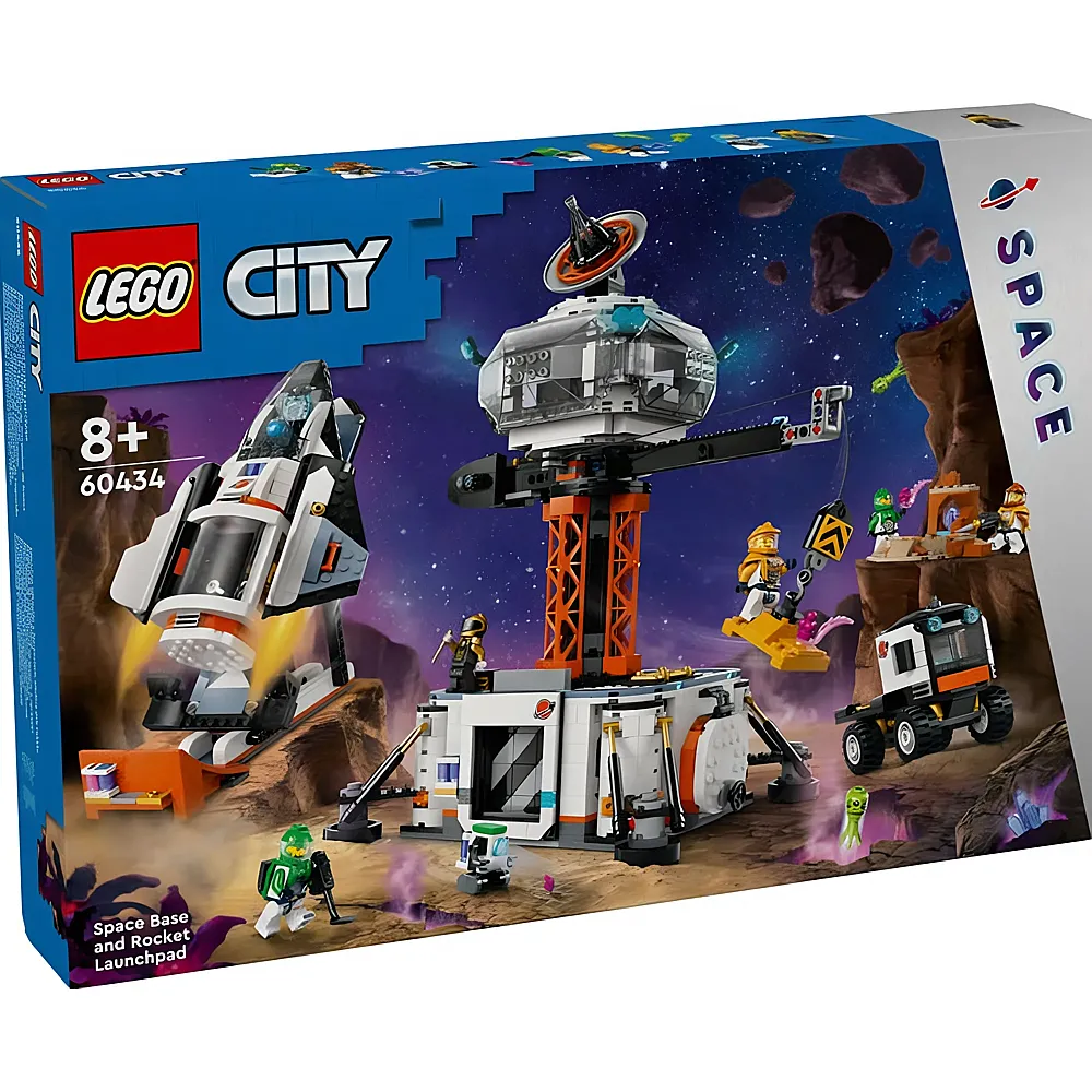 LEGO City Space Raumbasis mit Startrampe 60434