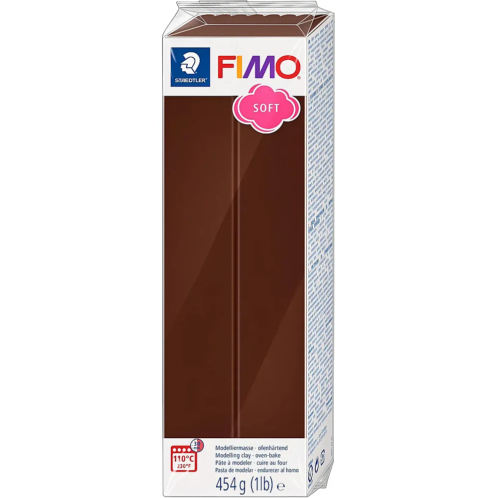 Fimo Soft Modelliermasse Schokolade - 454 g