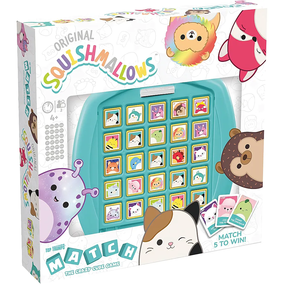 Winning Moves Top Trumps Match Squishmallows Brettspiel