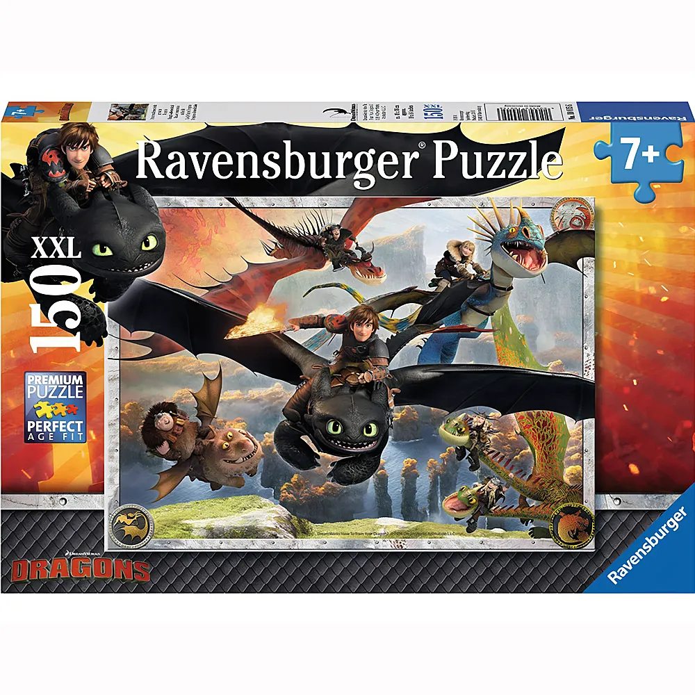 Ravensburger Puzzle Dragons Drachenzhmen 150XXL