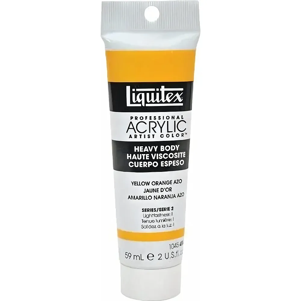 Liquitex Lqx Prof. Heavy Body Acrylfarbe 59ml Tube Gelborange Azo - Suche