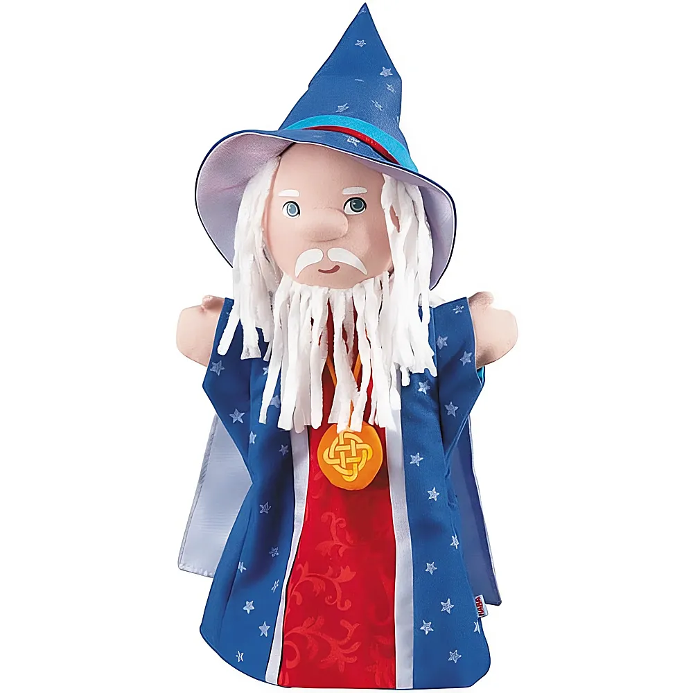 meinspielzeug - HABA Rollenspiele Handpuppe Zauberer 35cm | Handpuppen
