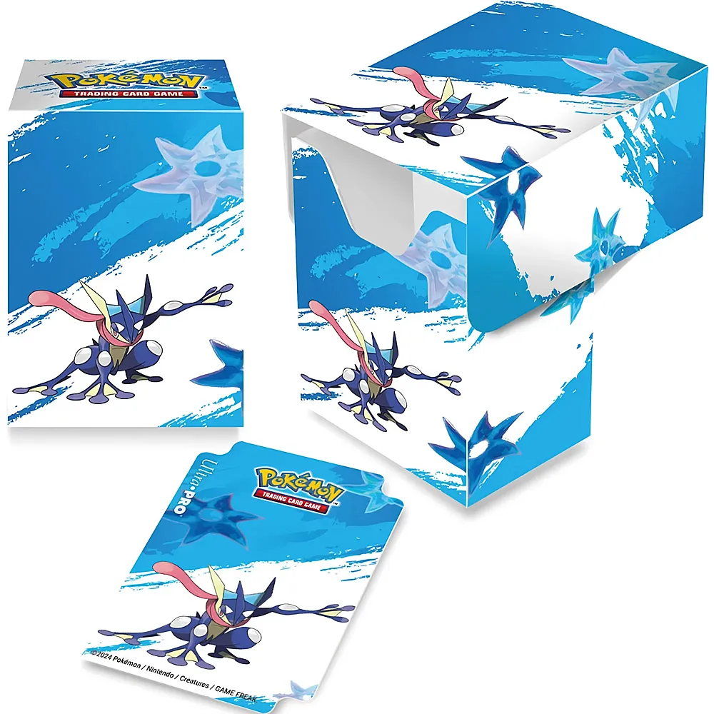 meinspielzeug - Ultra Pro Pok�mon Greninja Full-View Deck Box | Sammelkarten