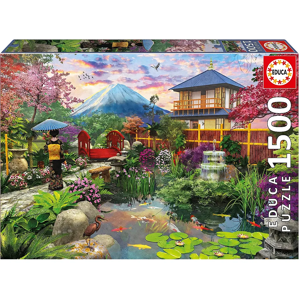 Educa Puzzle Japanischer Garten - 1500 Teile
