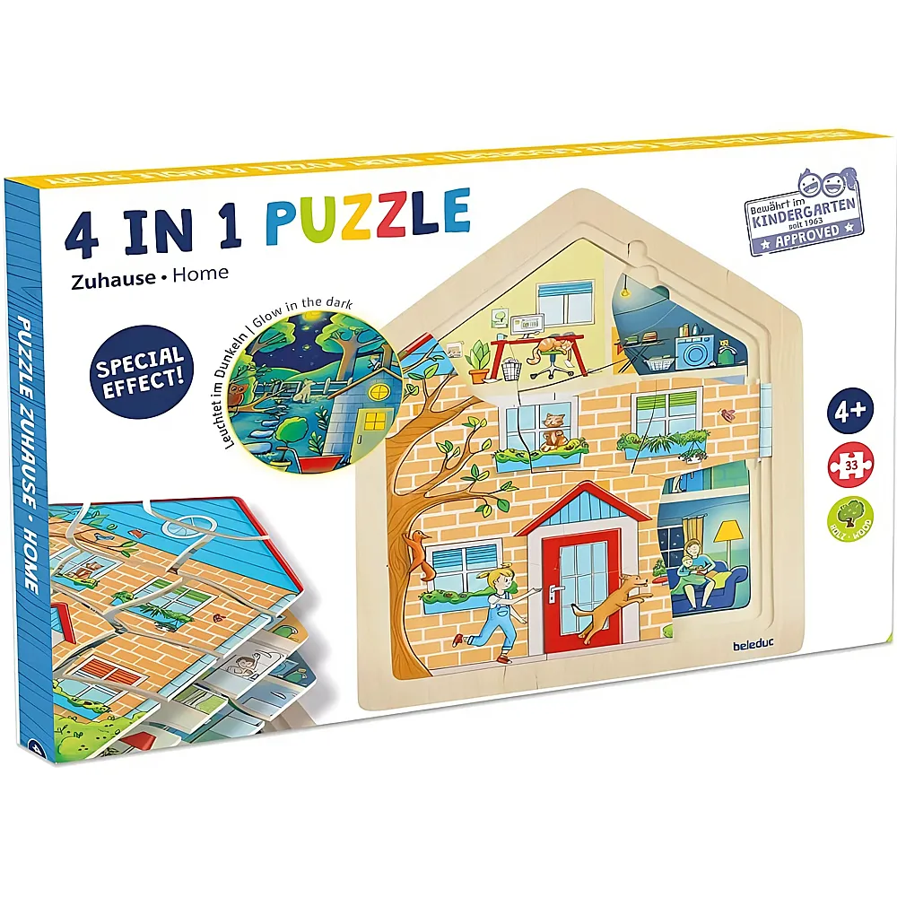 Beleduc Lagen-Puzzle Zuhause